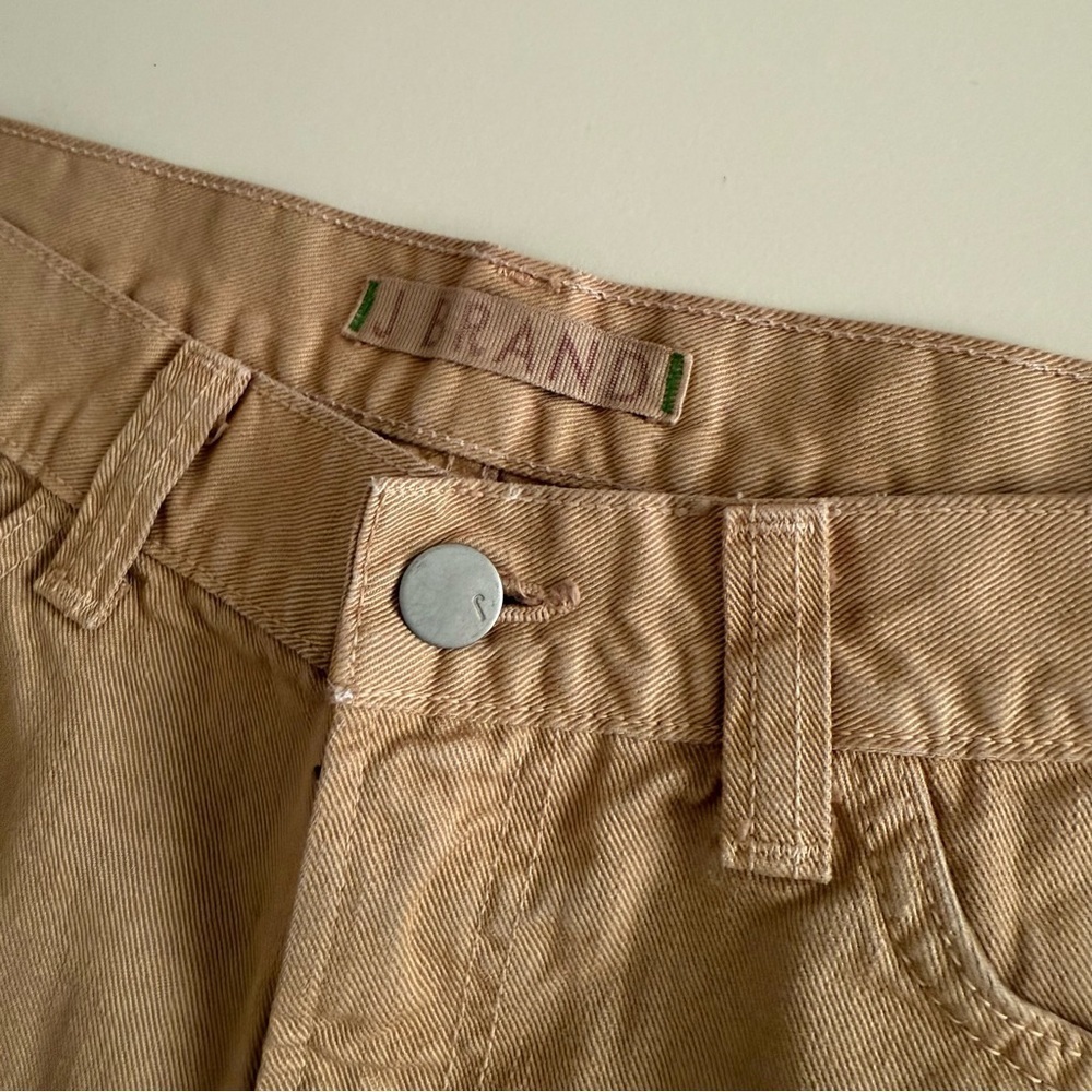 J Brand Cut-Off Jean Denim Shorts Mustard Yellow Tan Casual 29 - Picture 3 of 7